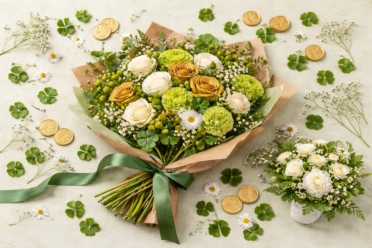 St. Patrick's Day Flowers Lena | De Voe Floral–DeVoe Floral