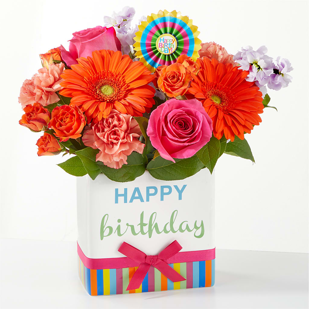 Birthday Surprise Bouquet – De Voe Floral, Lena IL