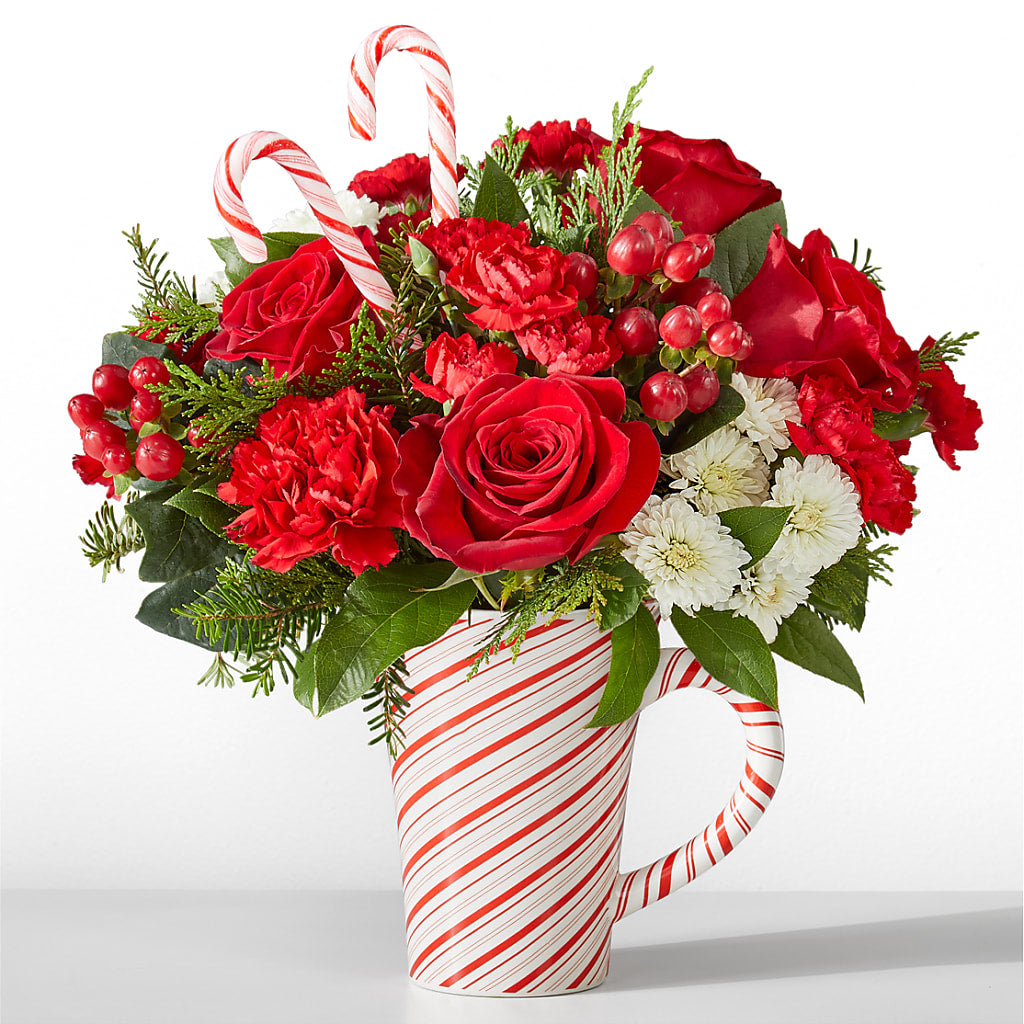 Peppermint Swirl Mug – De Voe Floral, Lena IL