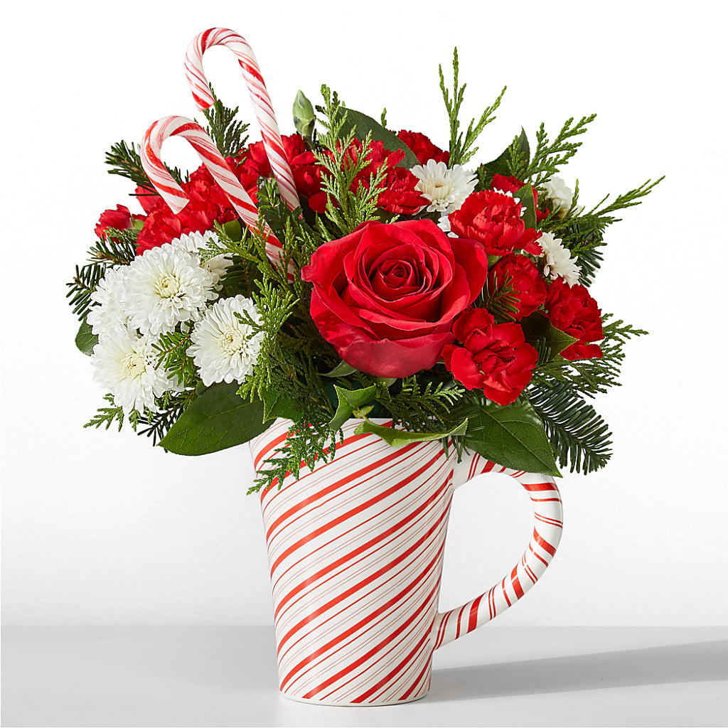 Peppermint Swirl Mug – De Voe Floral, Lena IL