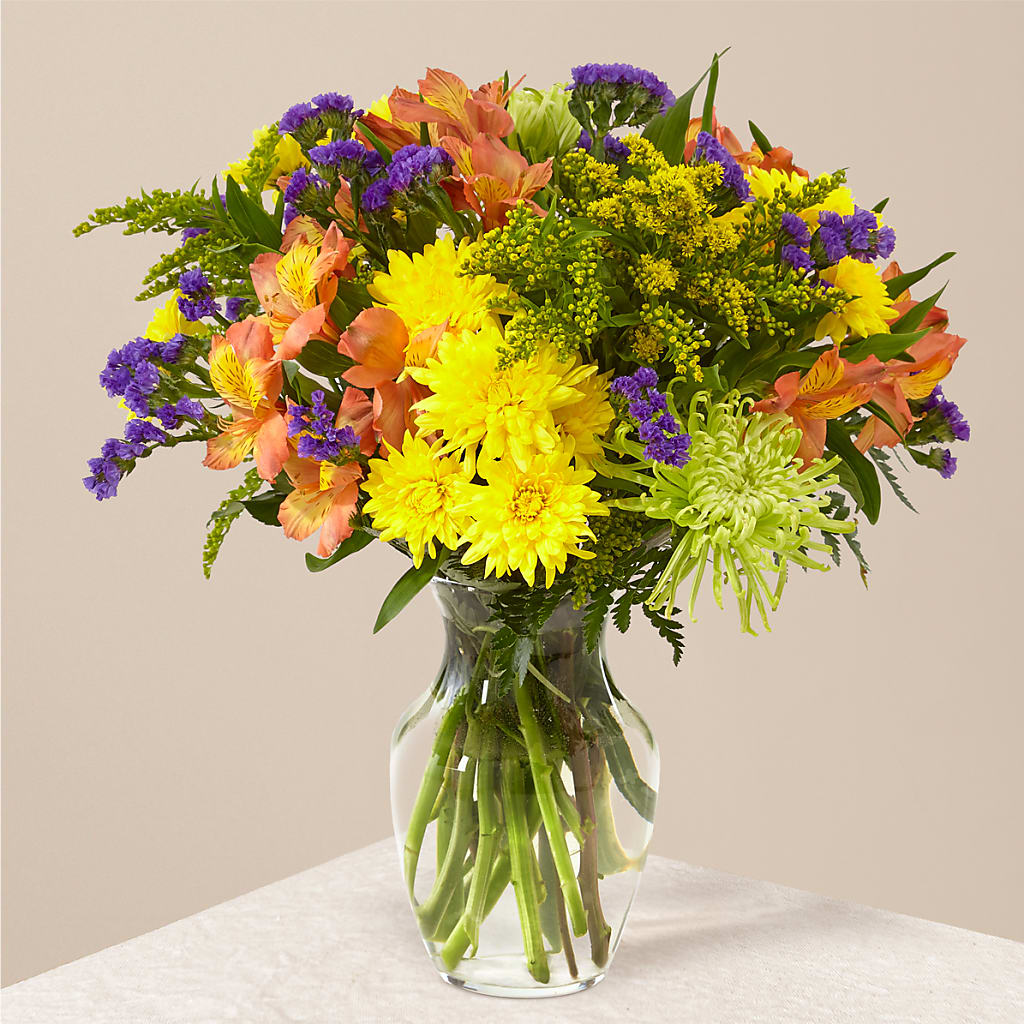 Marmalade Skies Bouquet – De Voe Floral, Lena IL