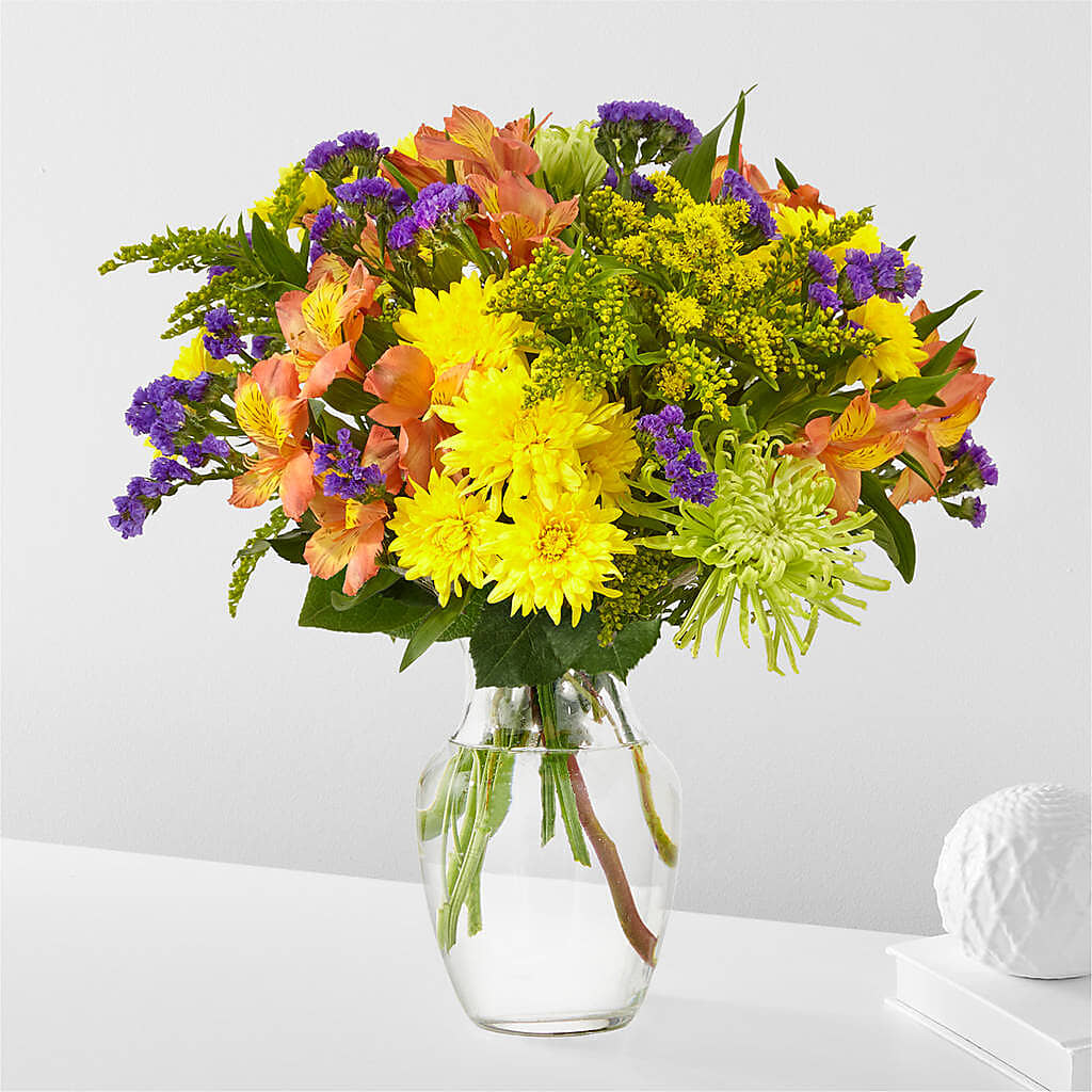 Marmalade Skies Bouquet – De Voe Floral, Lena IL