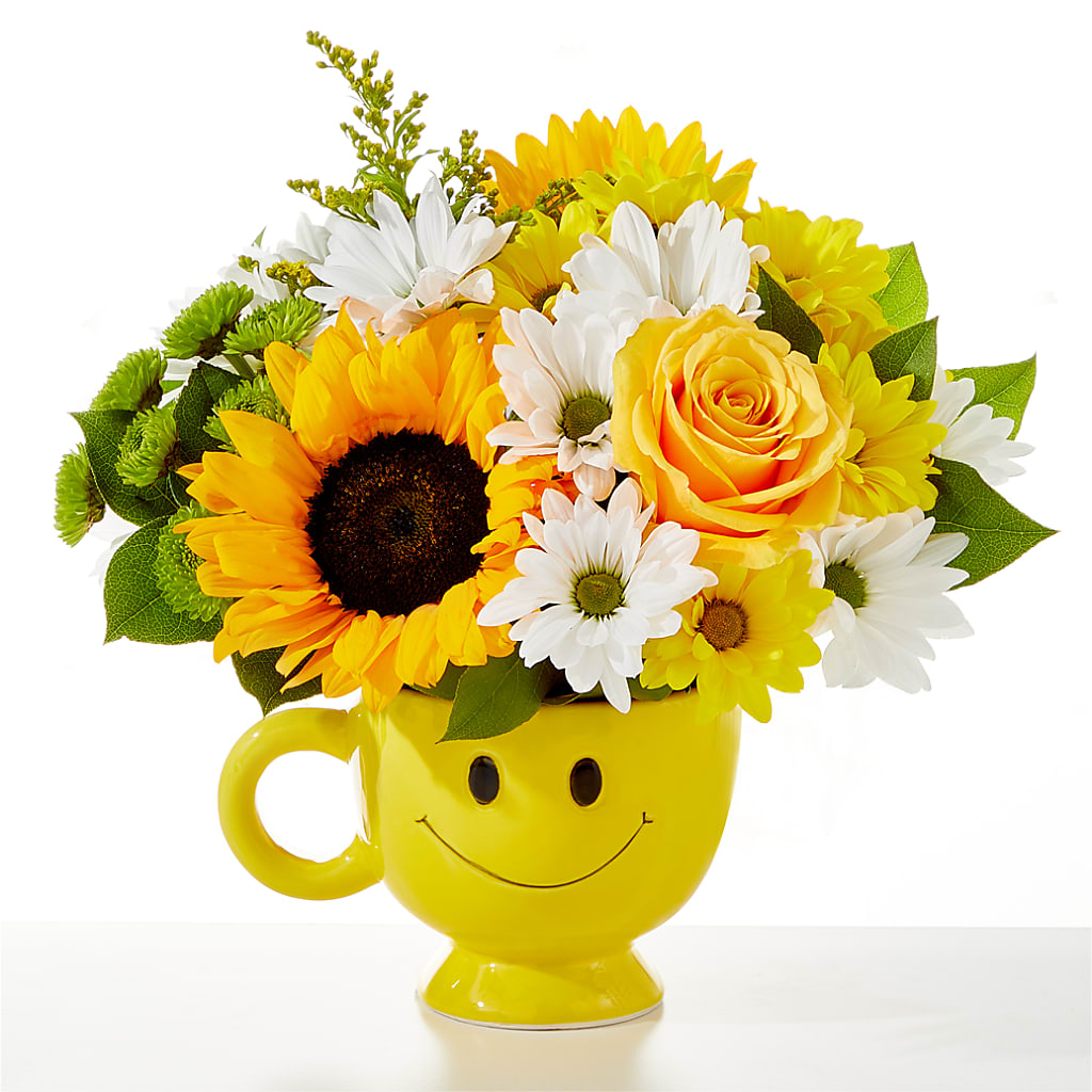 Be Happy Bouquet – De Voe Floral, Lena IL