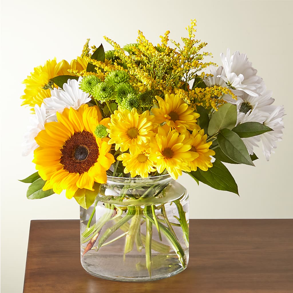 Hello Sunshine Bouquet – De Voe Floral, Lena IL