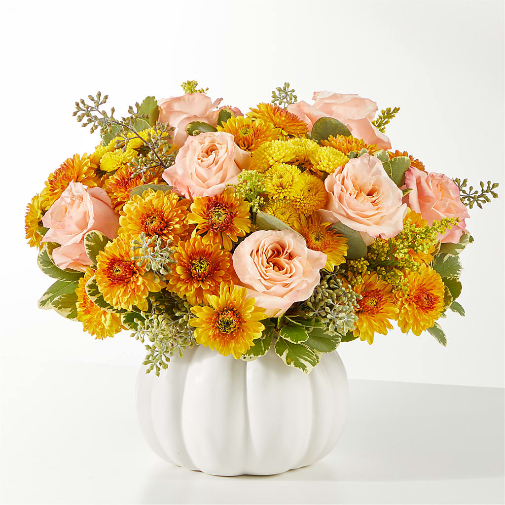 Peachy Pumpkin – De Voe Floral, Lena IL