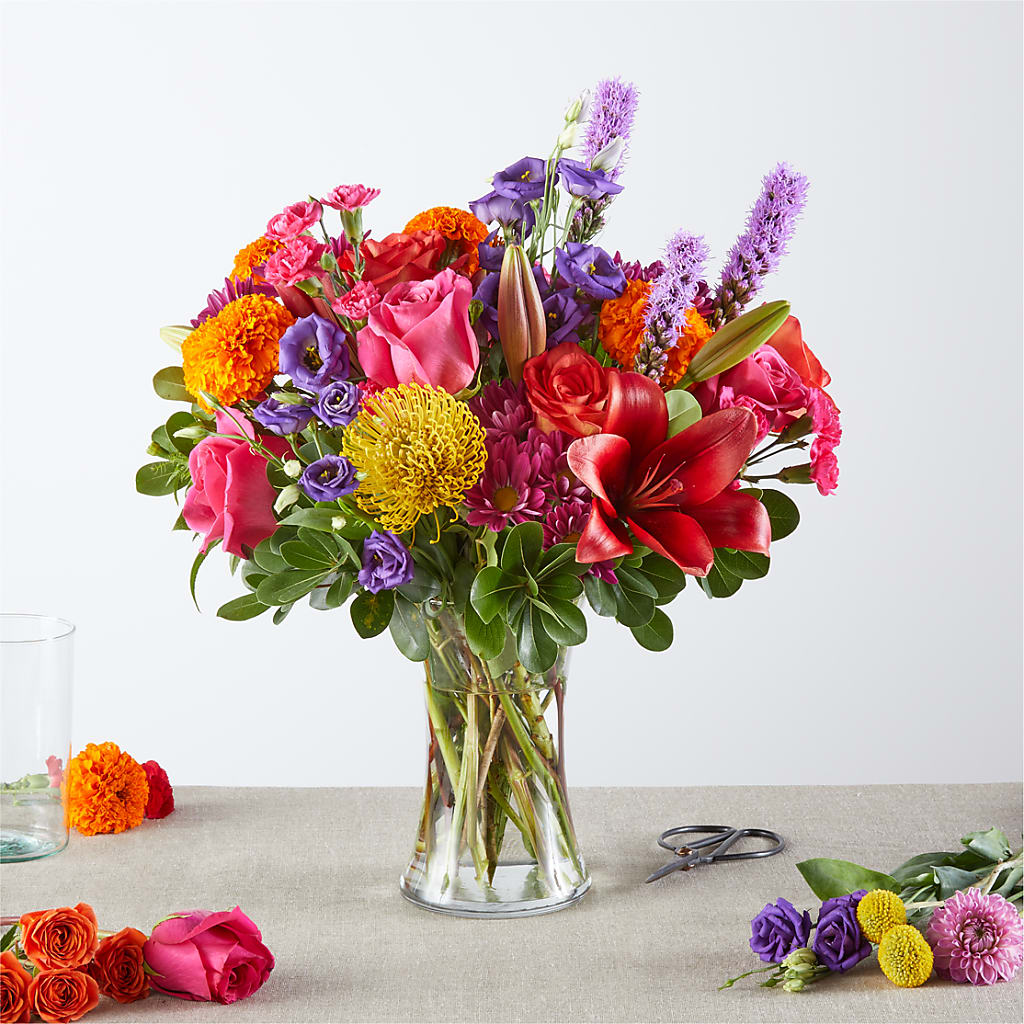 Feast of Color – A Florist Original – De Voe Floral, Lena IL