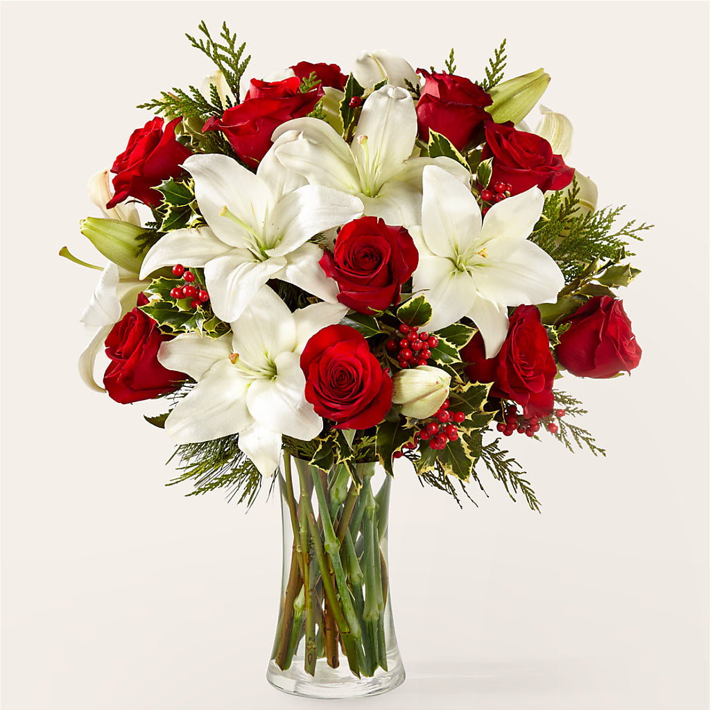 Sparkling Snowflakes Bouquet – De Voe Floral, Lena IL