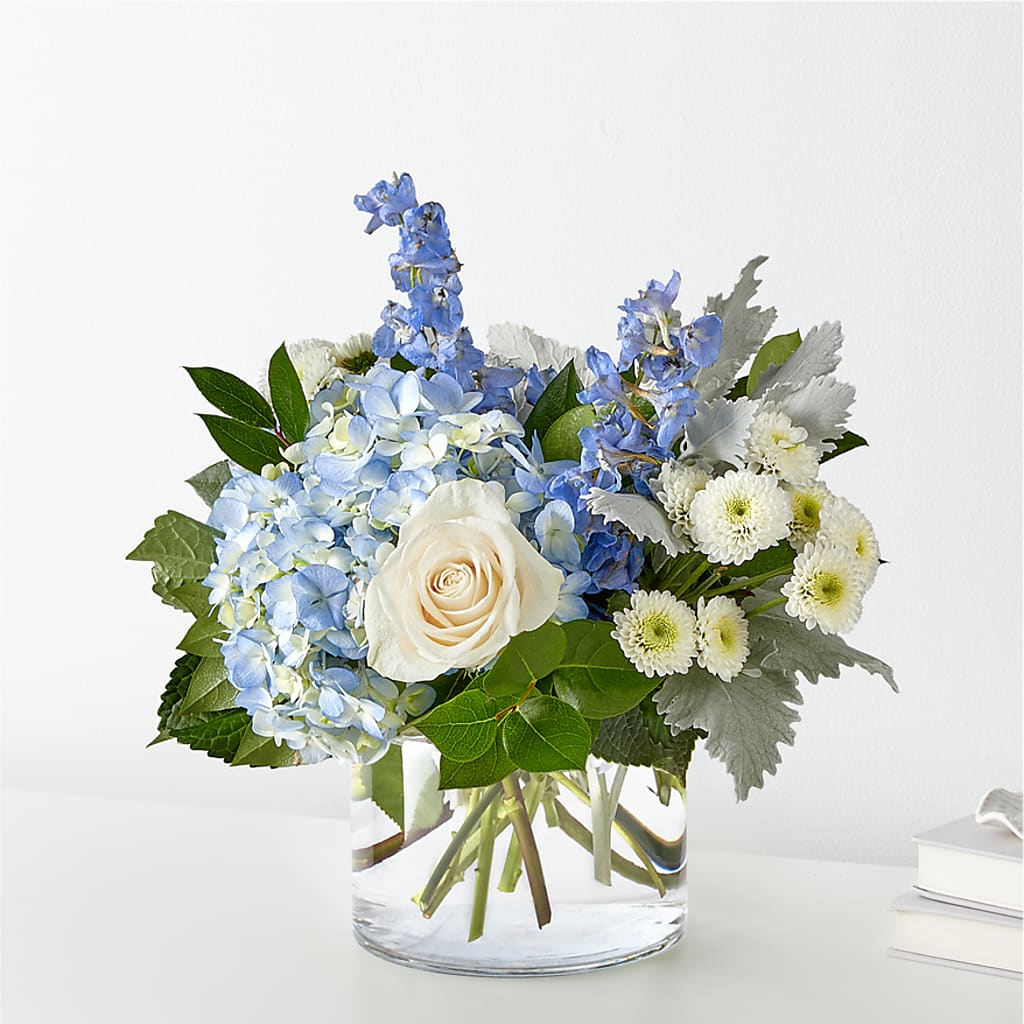 Clear Skies Bouquet – De Voe Floral, Lena IL