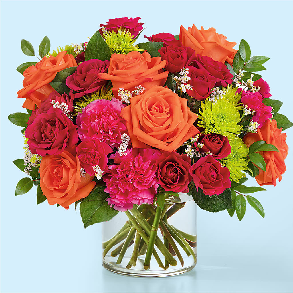 Colorful Carnival Bouquet – De Voe Floral, Lena IL