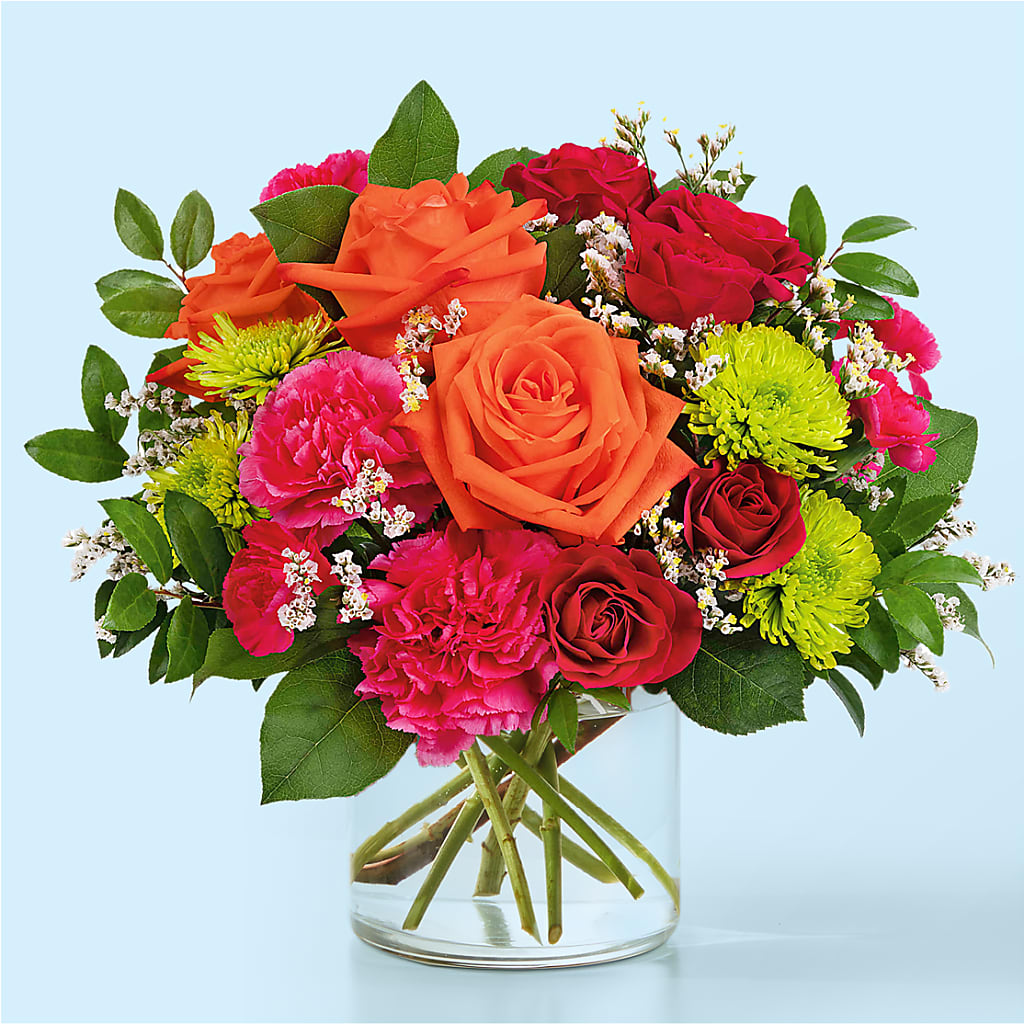 Colorful Carnival Bouquet – De Voe Floral, Lena IL
