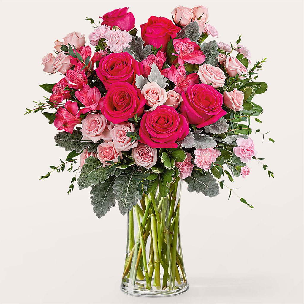 Tickled Pink Bouquet – De Voe Floral, Lena IL