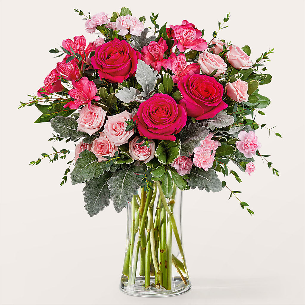 Tickled Pink Bouquet – De Voe Floral, Lena IL