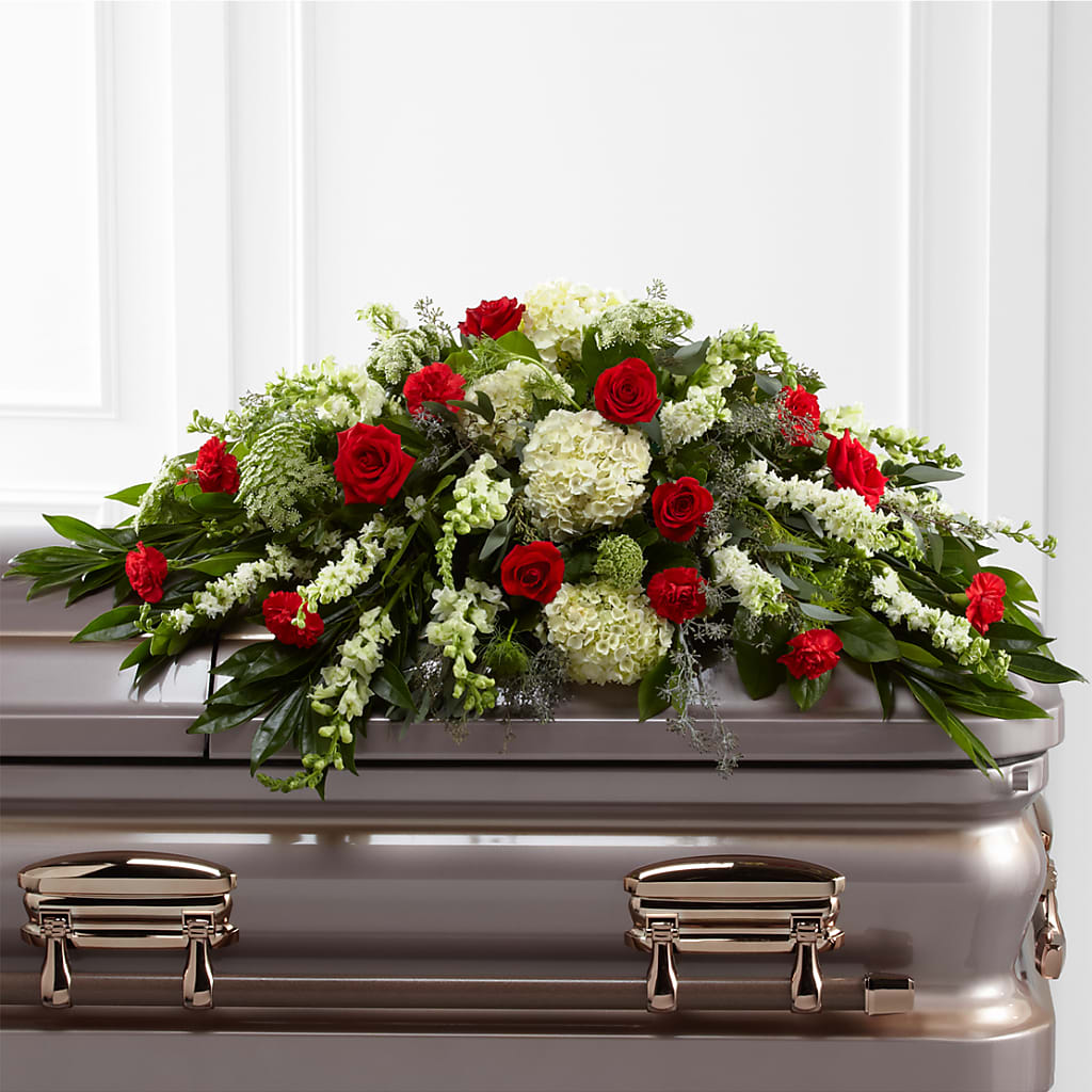 Sincerity Casket Spray – De Voe Floral, Lena IL
