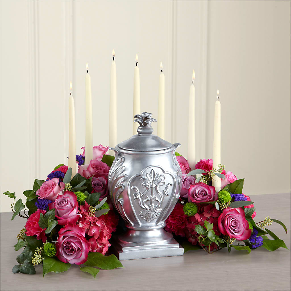 Peaceful Thoughts Arrangement – De Voe Floral, Lena IL