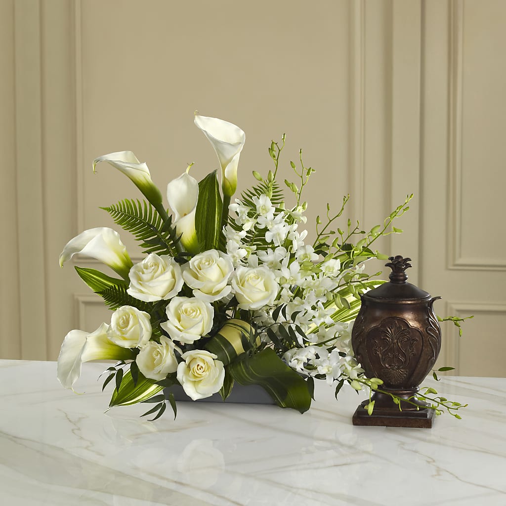 At Peace Arrangement – De Voe Floral, Lena IL