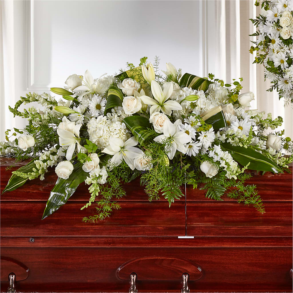 Abundance Casket Spray – De Voe Floral, Lena IL