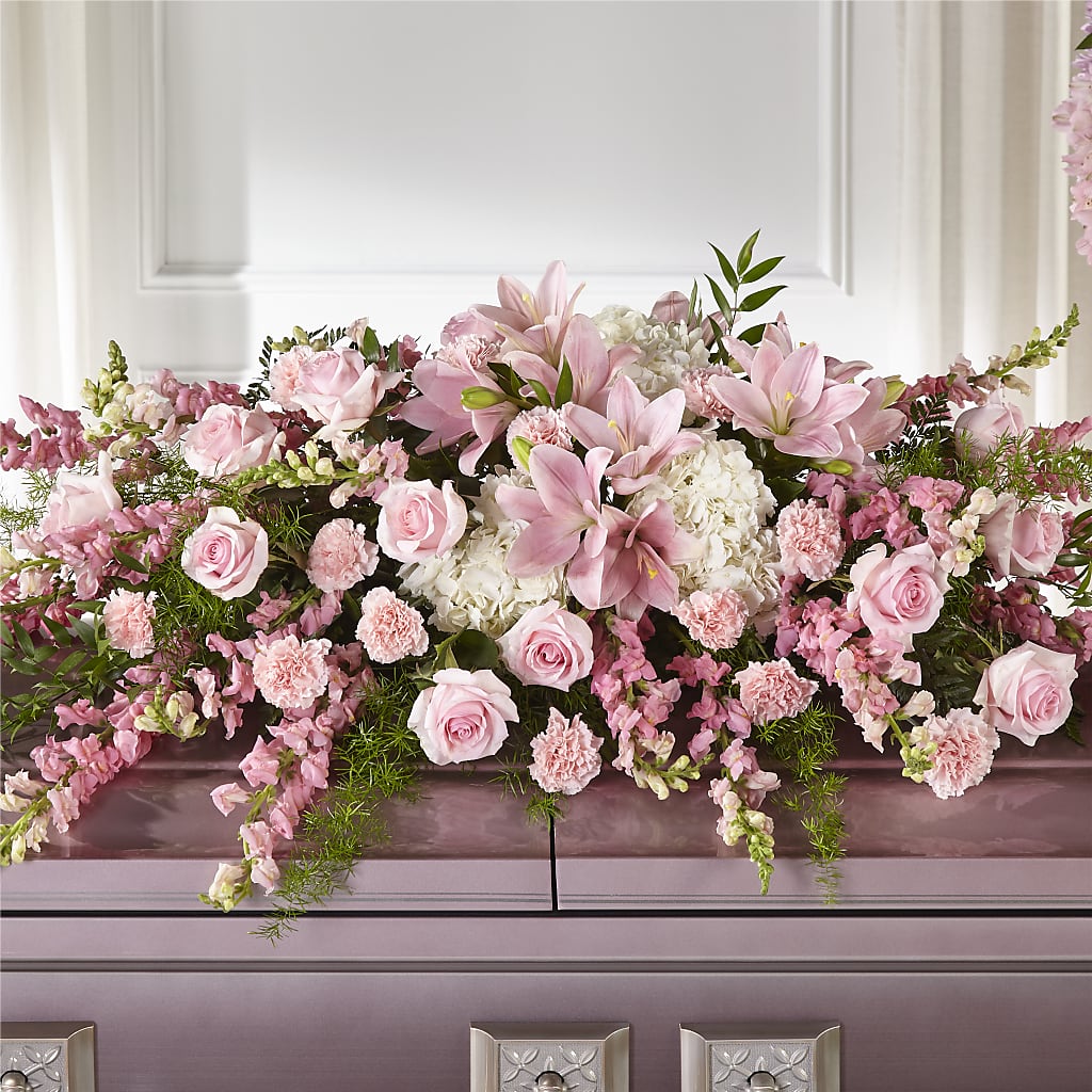 Life & Remembrance Casket Spray – De Voe Floral, Lena IL