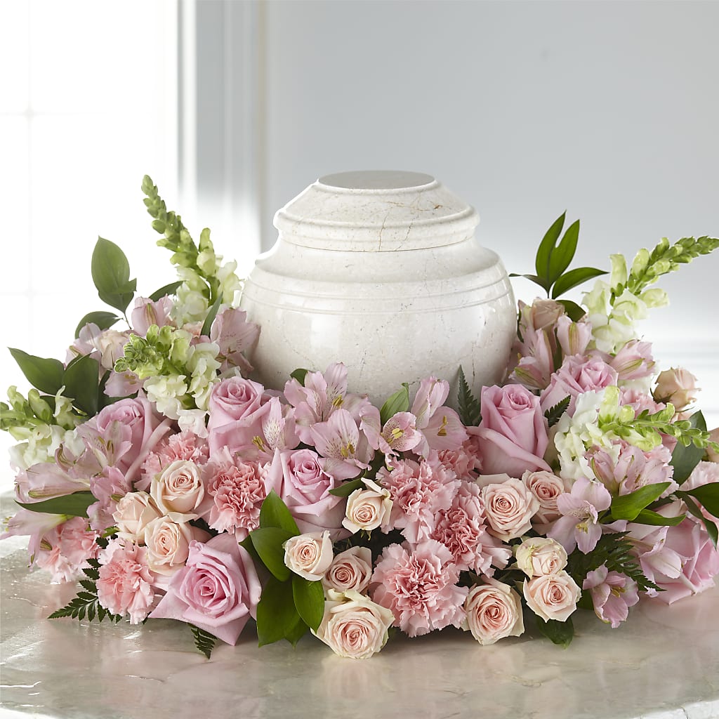 Blooms of Hope Cremation Adornment – De Voe Floral, Lena IL