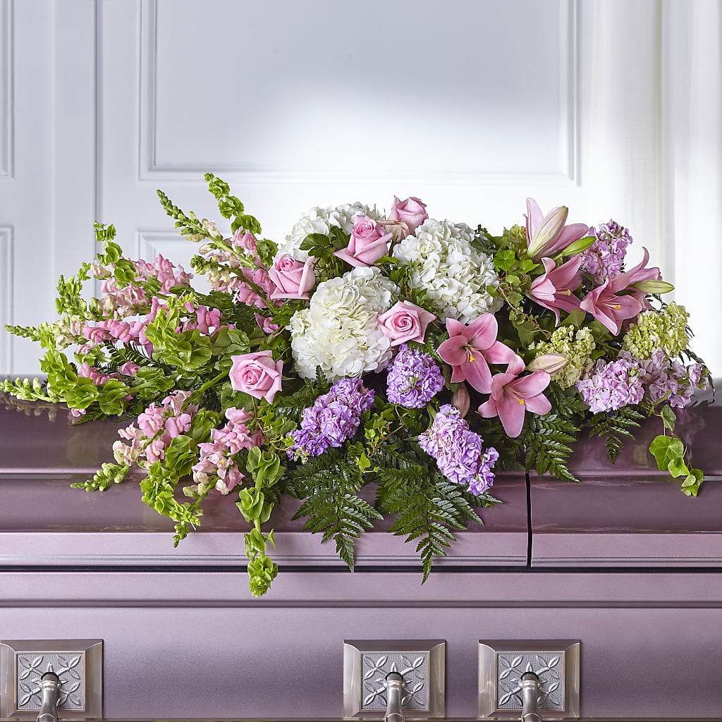 Life's Gratitude Casket Spray – De Voe Floral, Lena IL