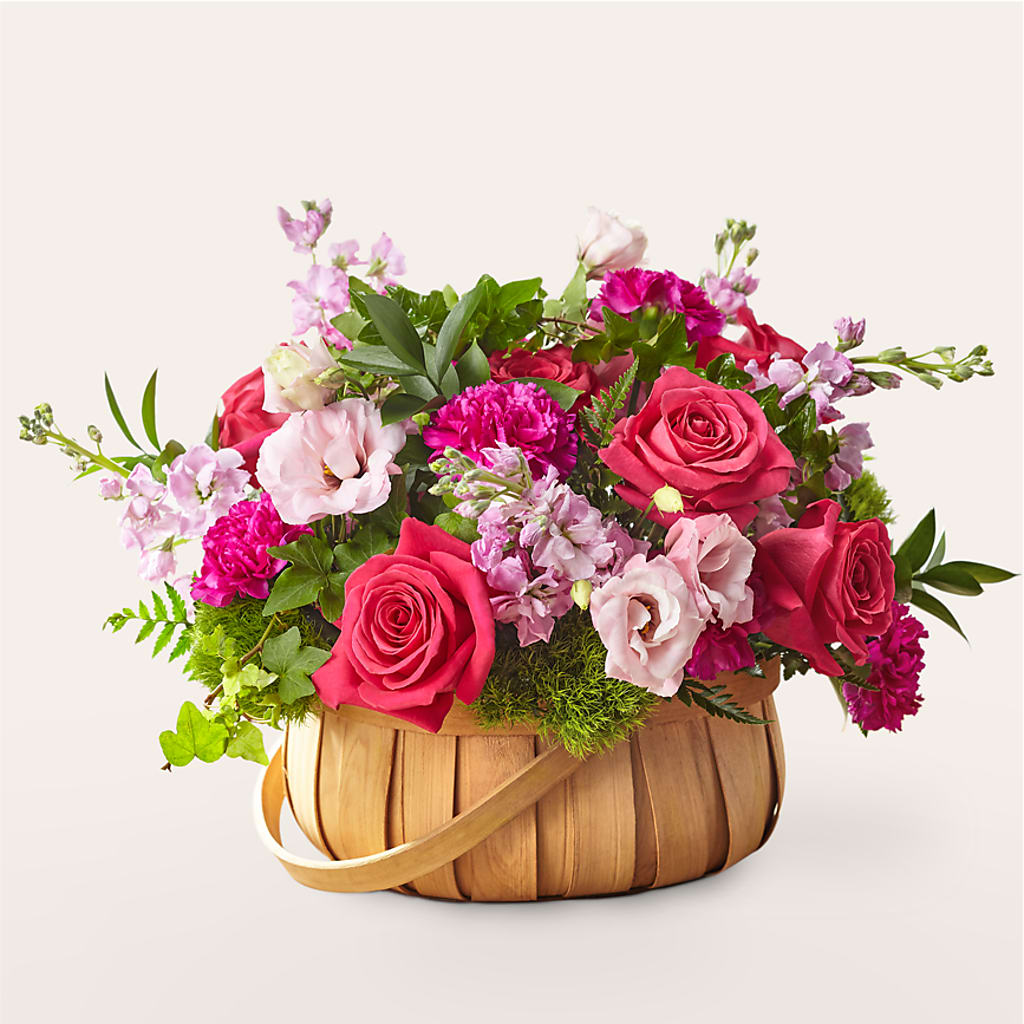 Radiance in Bloom Basket – De Voe Floral, Lena IL