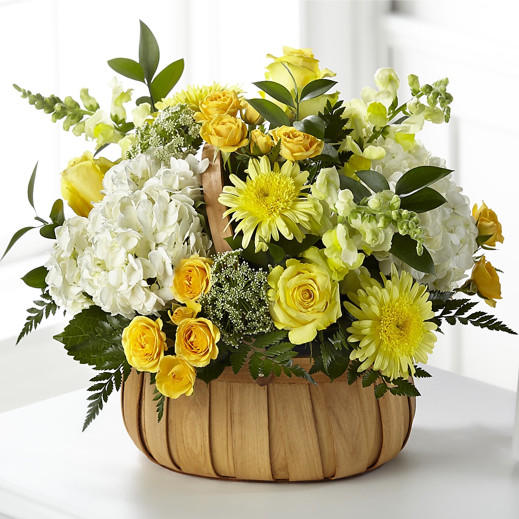 Rustic Remembrance Basket – De Voe Floral, Lena IL