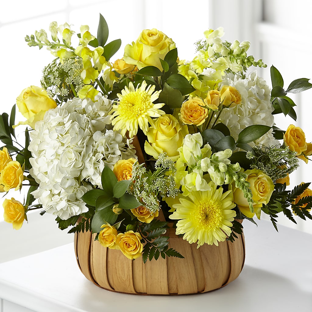 Rustic Remembrance Basket – De Voe Floral, Lena IL