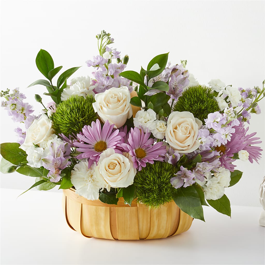 Peace & Love Basket – De Voe Floral, Lena IL