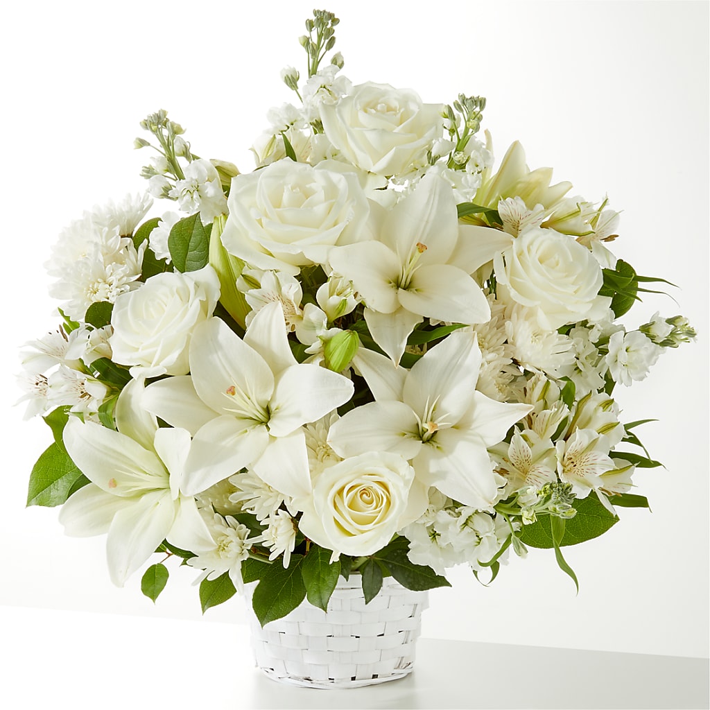 Peaceful Reflections Arrangement – De Voe Floral, Lena IL