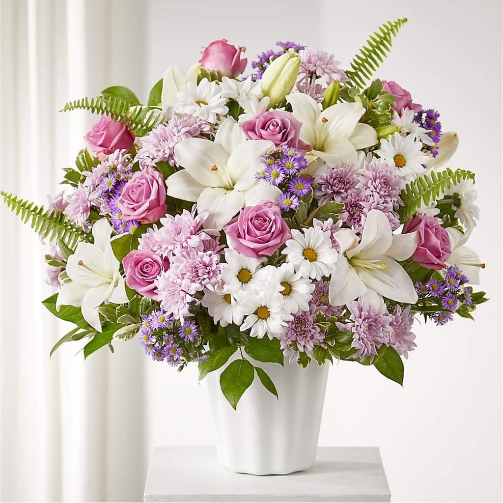 Warmest Thoughts Tabletop Basket – De Voe Floral, Lena IL