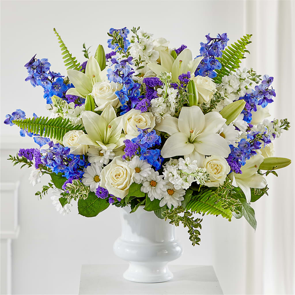 Expressions of Hope Urn Arrangement – De Voe Floral, Lena IL