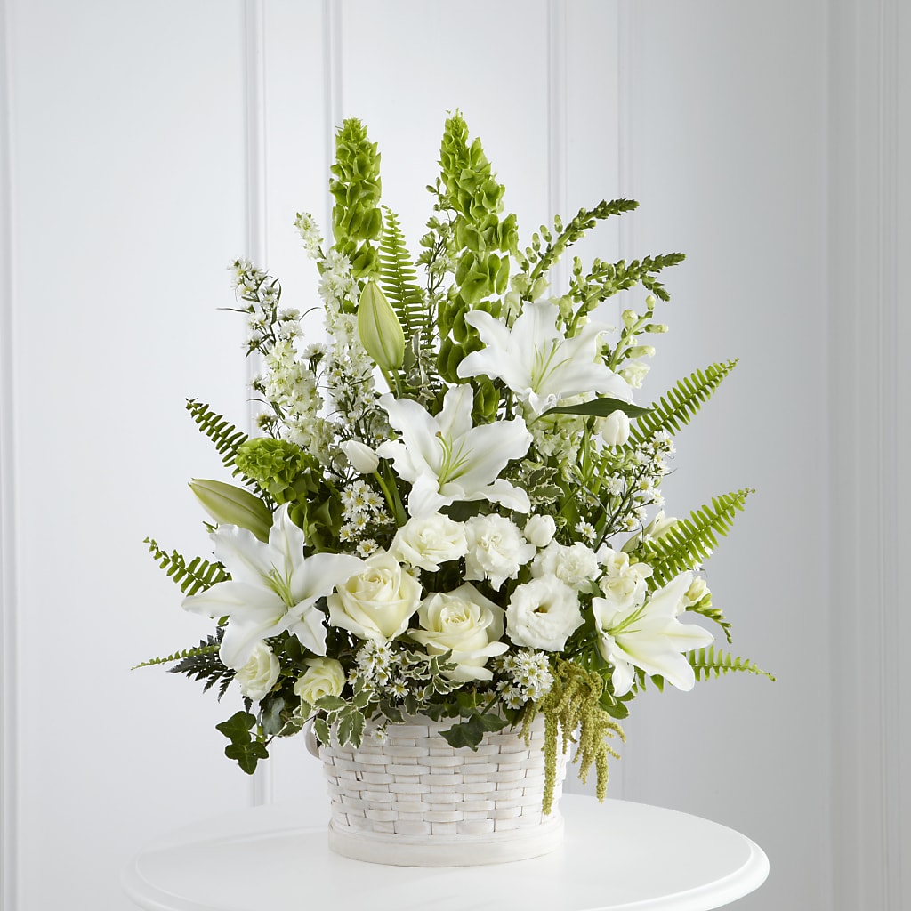 In Our Thoughts Arrangement – De Voe Floral, Lena IL