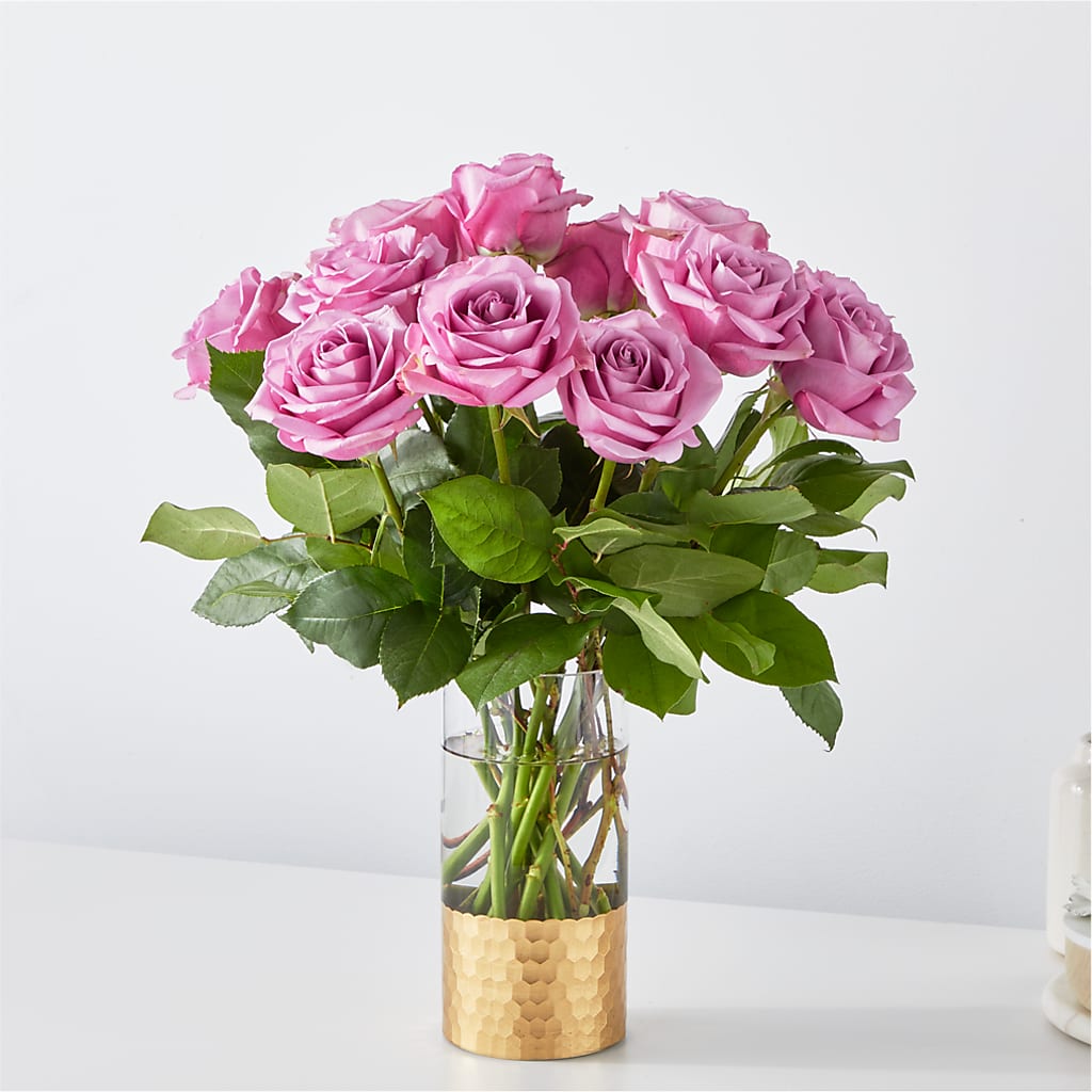 Secret Admirer Lavender Rose Bouquet – De Voe Floral, Lena IL