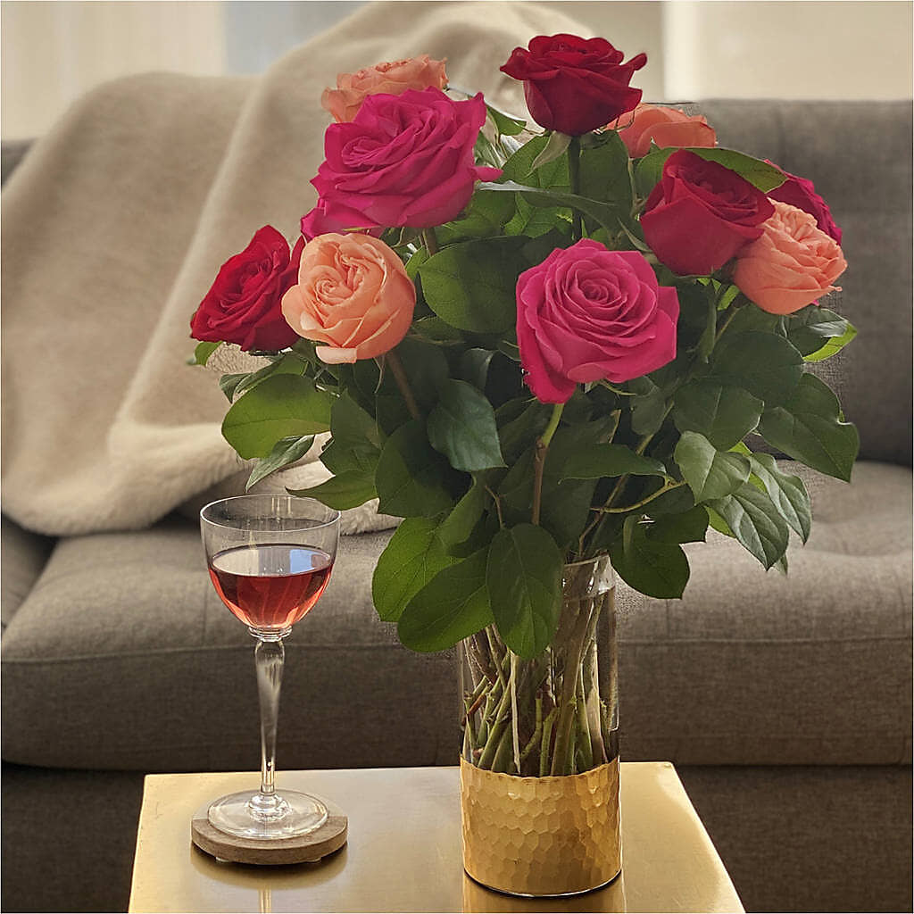 Ever After Rose Bouquet – De Voe Floral, Lena IL