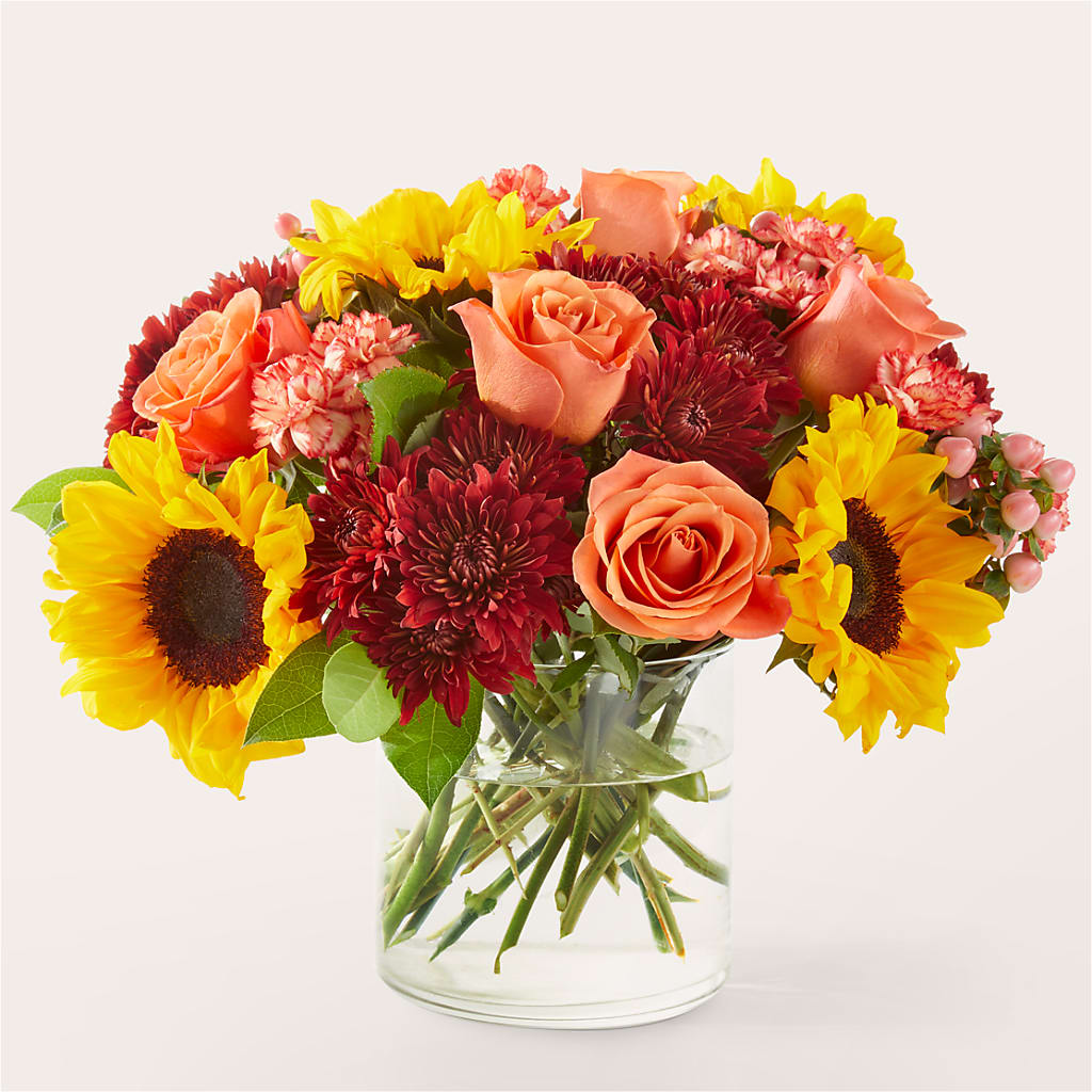 September Sunset Bouquet – De Voe Floral, Lena IL