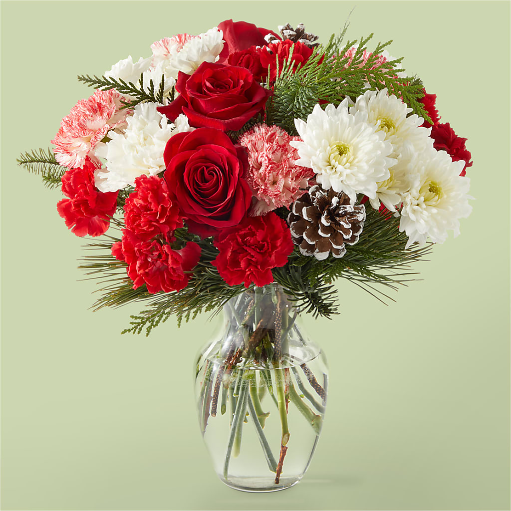 Candy Cane Lane Bouquet – De Voe Floral, Lena IL