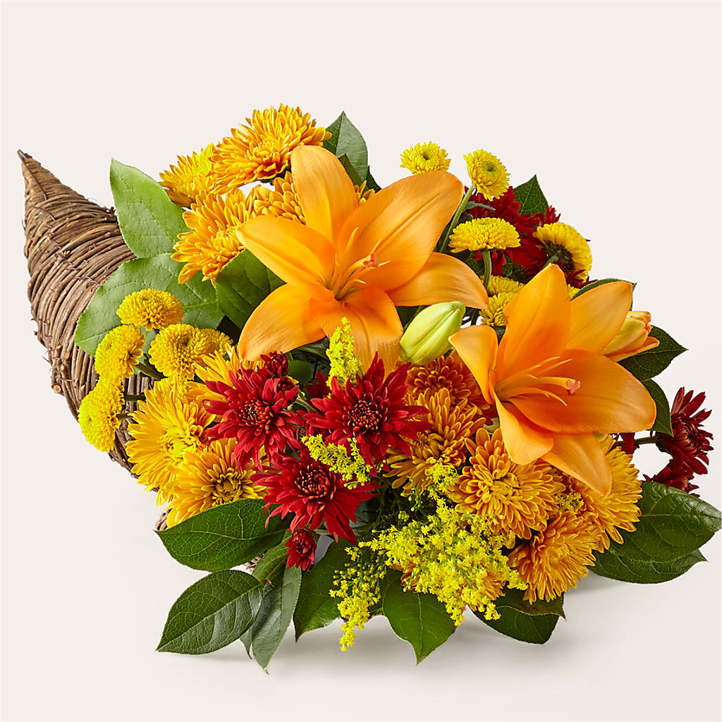Feast of Color Cornucopia – De Voe Floral, Lena IL