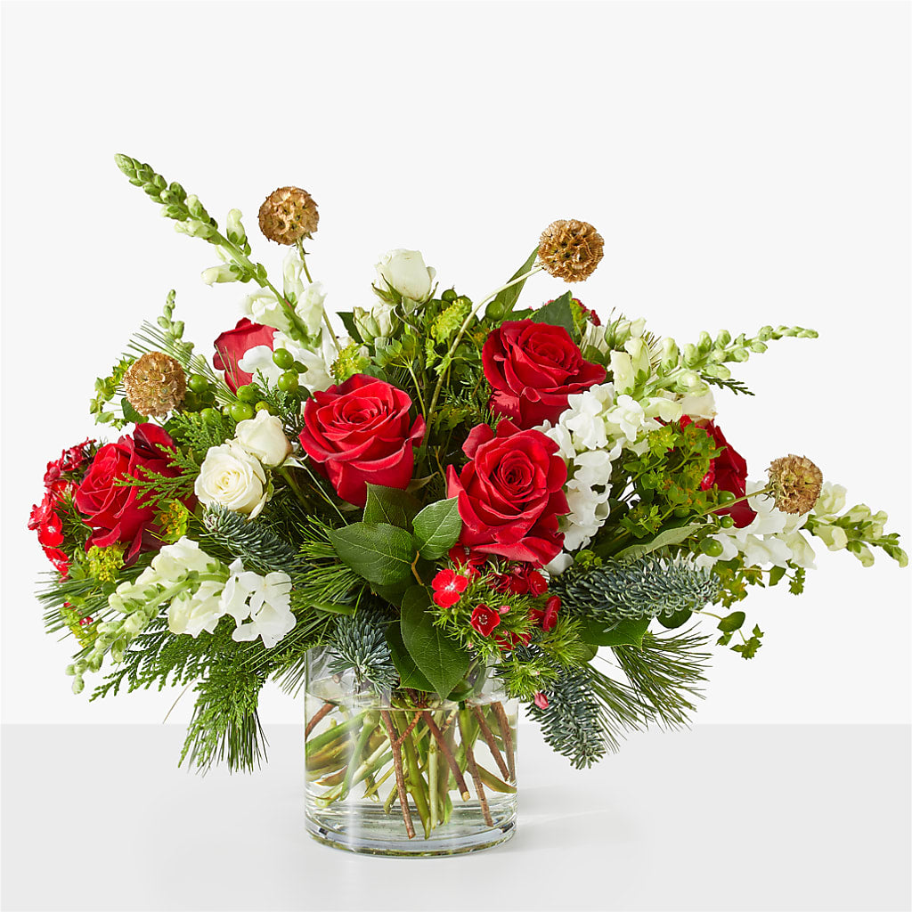 Deck the Halls Bouquet – De Voe Floral, Lena IL