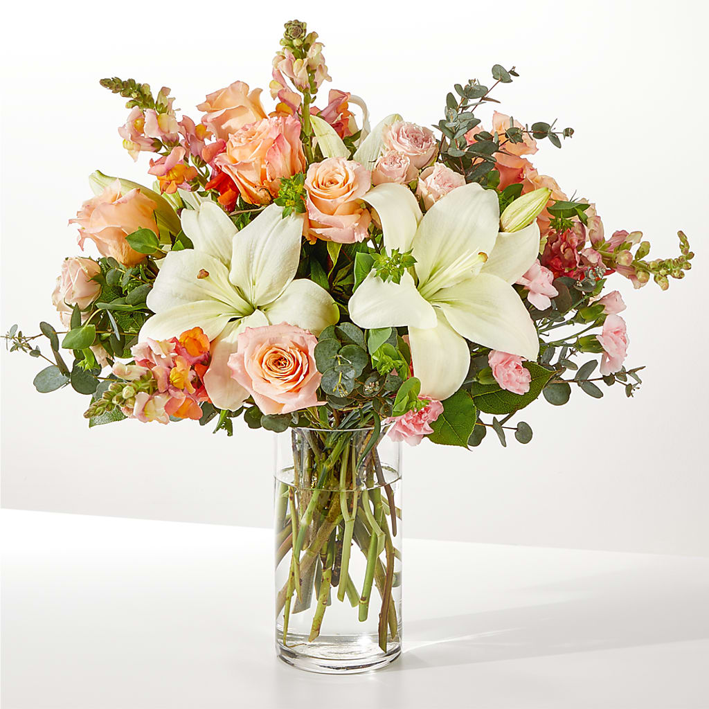 Grapefruit Splash Bouquet – De Voe Floral, Lena IL