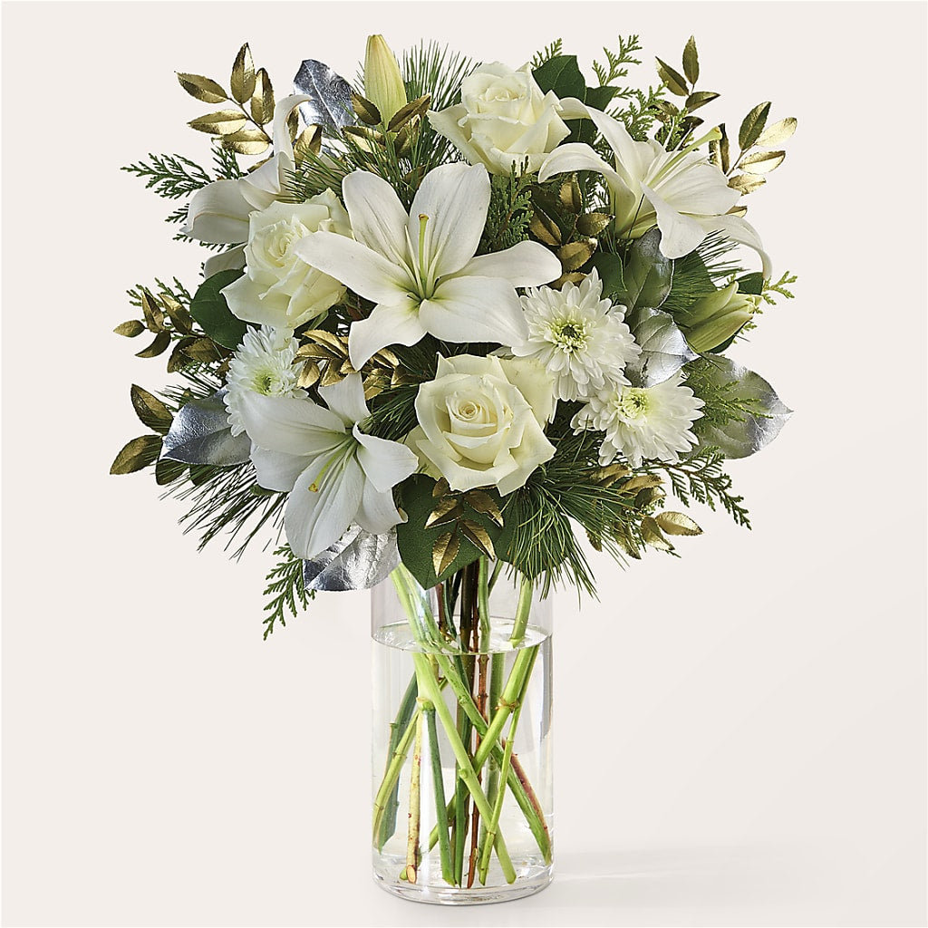 Wintry Mix Bouquet – De Voe Floral, Lena IL