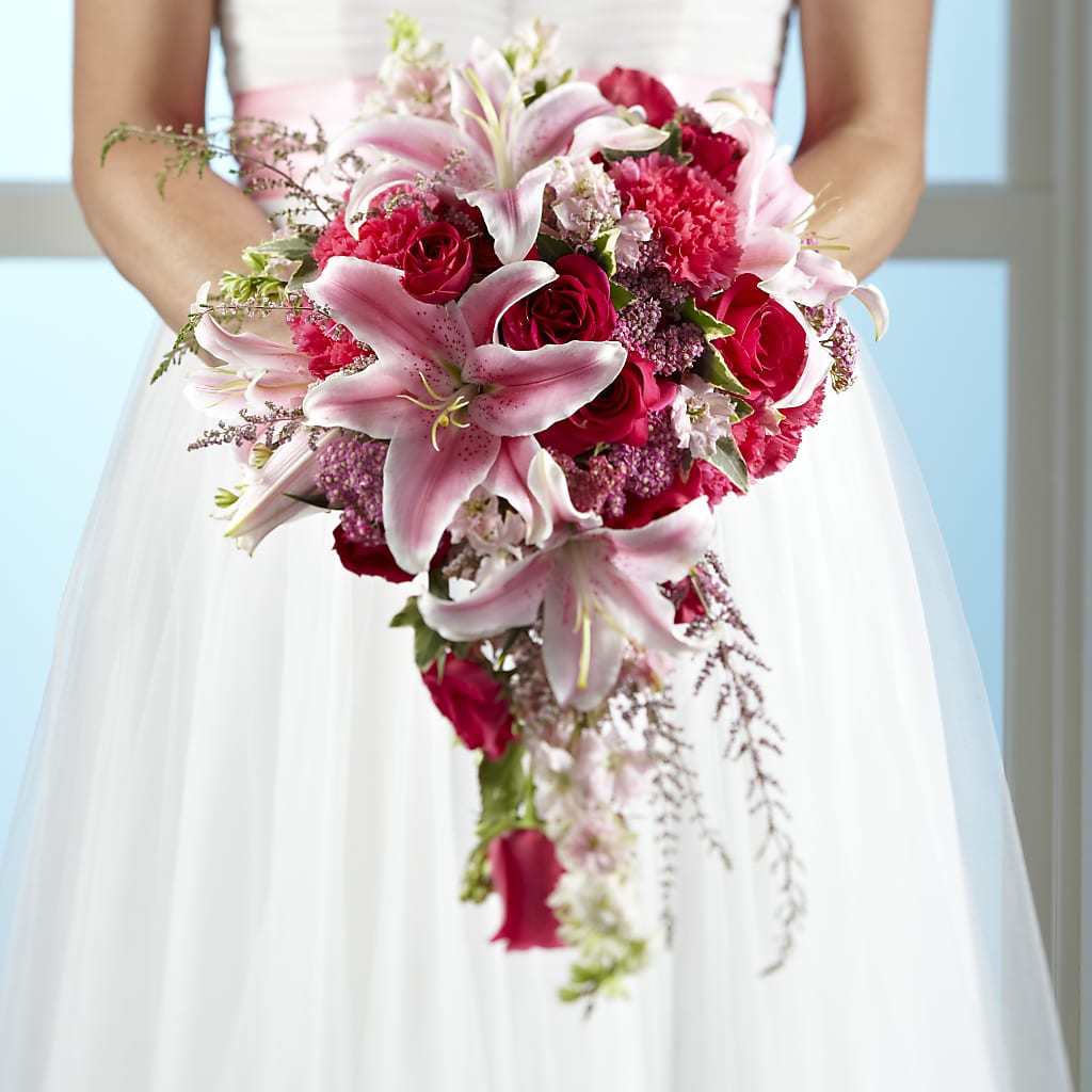 Lily & Rose Bouquet – De Voe Floral, Lena IL