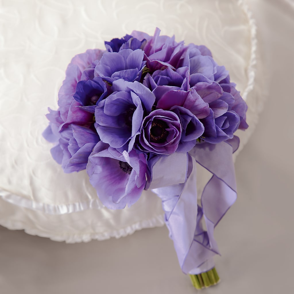 Purple Passion Bouquet – De Voe Floral, Lena IL