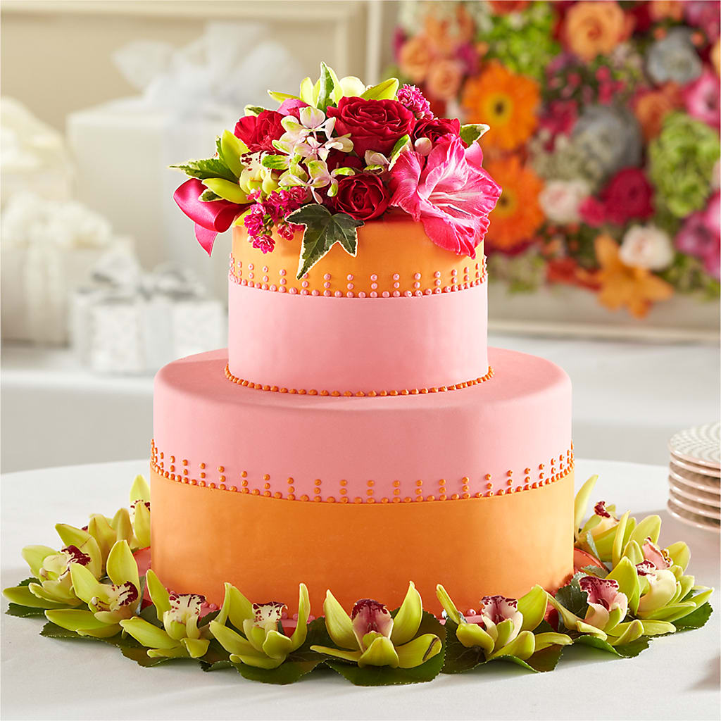 Sweet Citrus Cake Decor – De Voe Floral, Lena IL