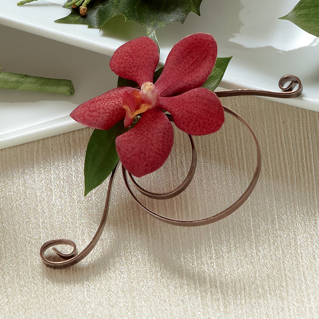 Red Mokara Boutonniere – De Voe Floral, Lena IL
