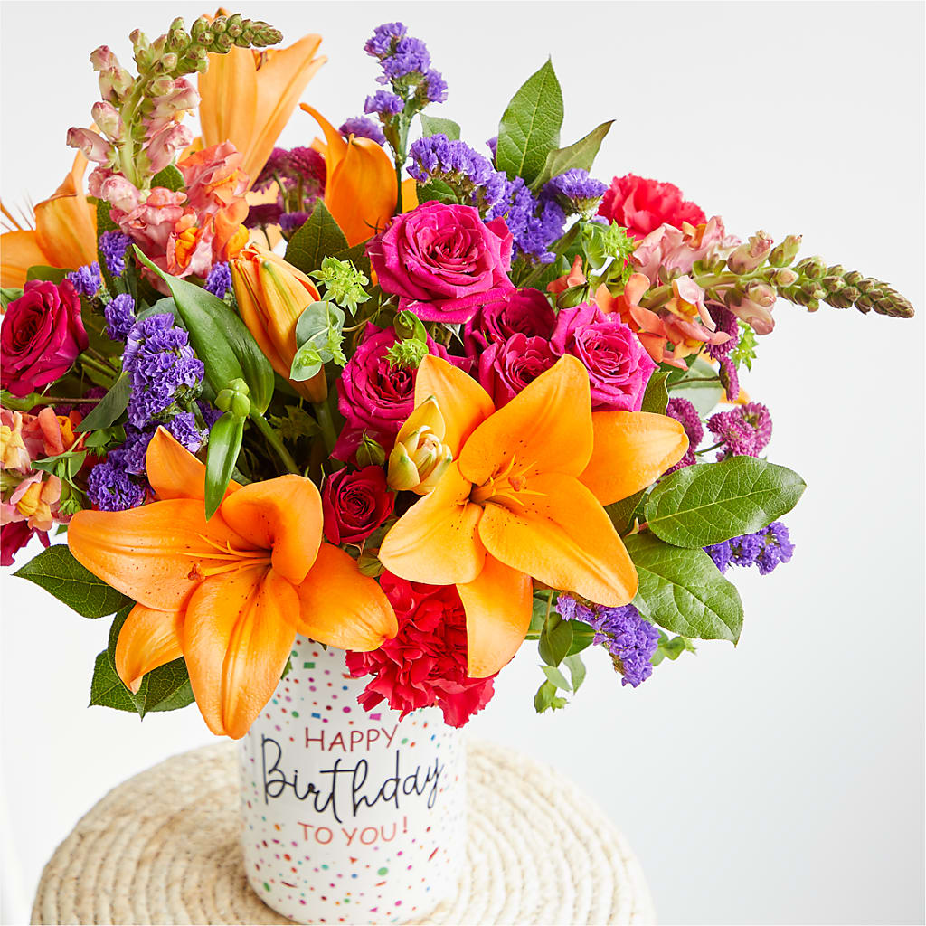 Birthday Palooza Bouquet –  De Voe Floral, Lena IL