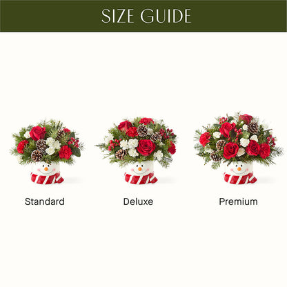 Jolly Snowman Bouquet –  De Voe Floral, Lena IL