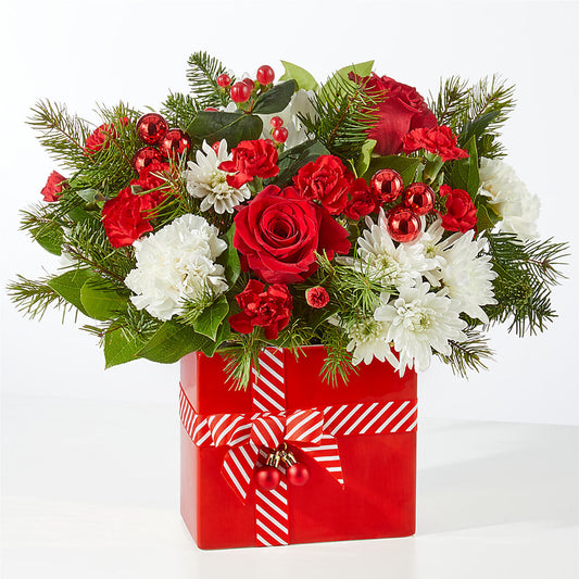 Presents Under the Tree Bouquet –  De Voe Floral, Lena IL
