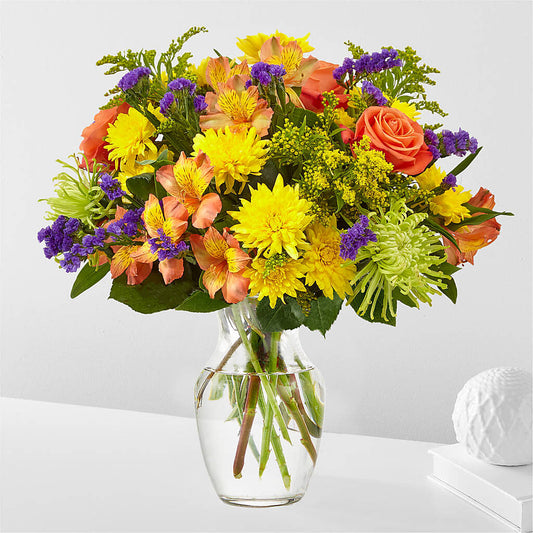 Marmalade Skies Bouquet –  De Voe Floral, Lena IL
