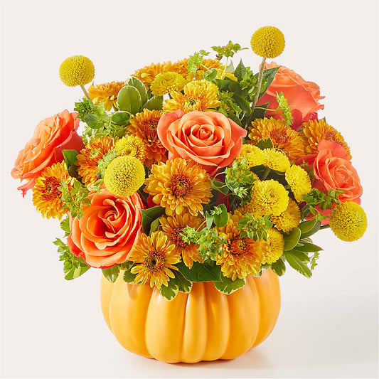 Gourdgeous Pumpkin –  De Voe Floral, Lena IL