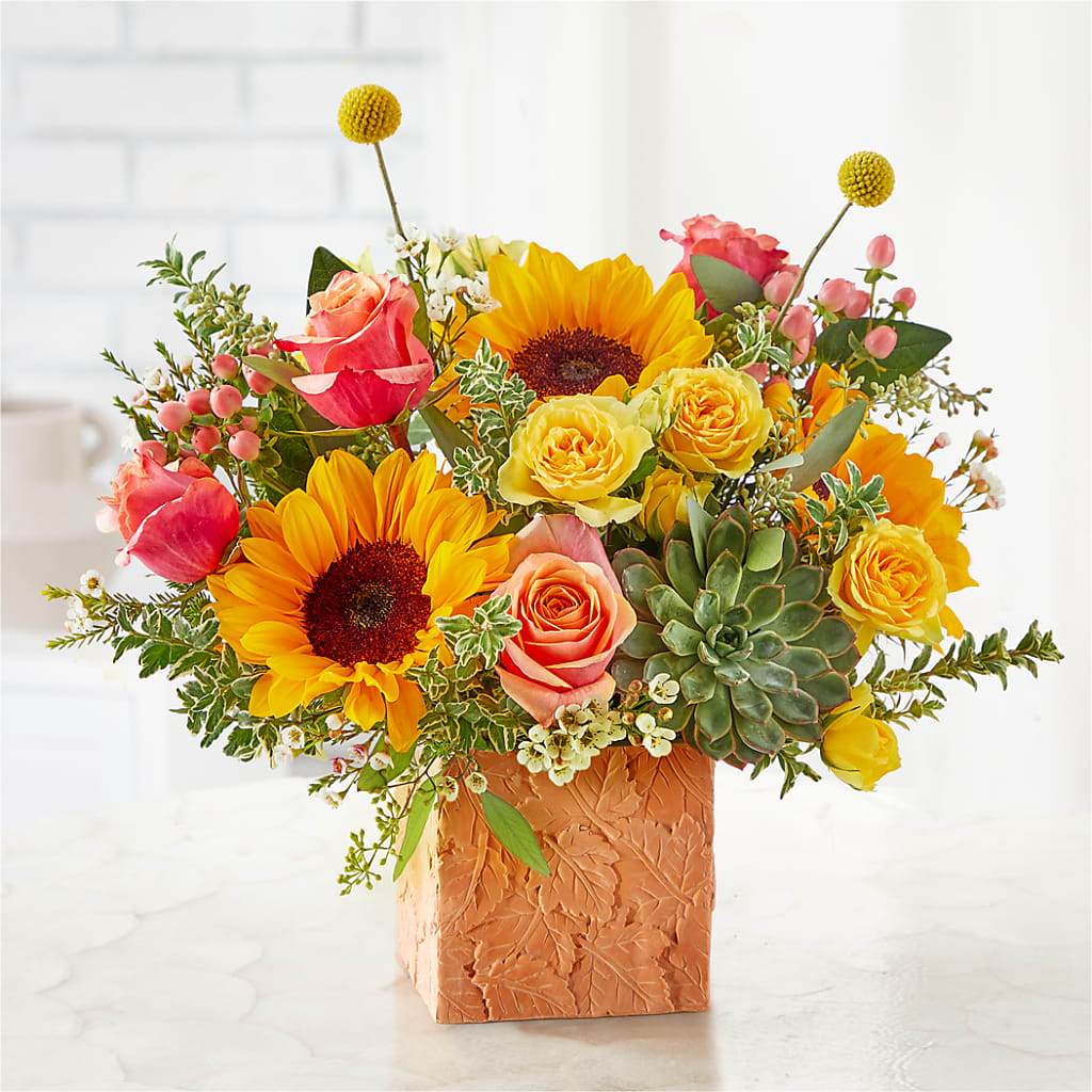 Sunflower Season Bouquet –  De Voe Floral, Lena IL