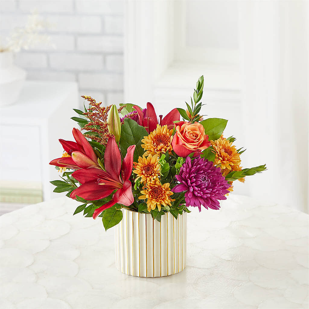 Burgundy Landscape Bouquet –  De Voe Floral, Lena IL